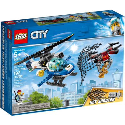 LEGO CITY La police du ciel et la poursuite du drone 2019